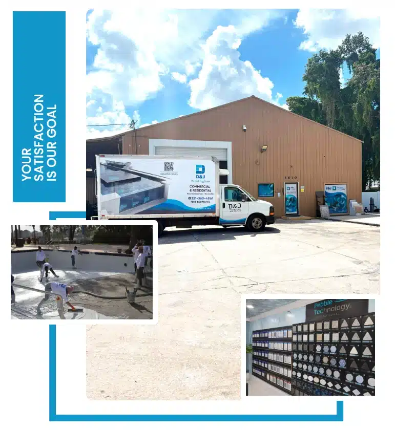 Showroom y camioneta de trabajo de D&J en Orlando
