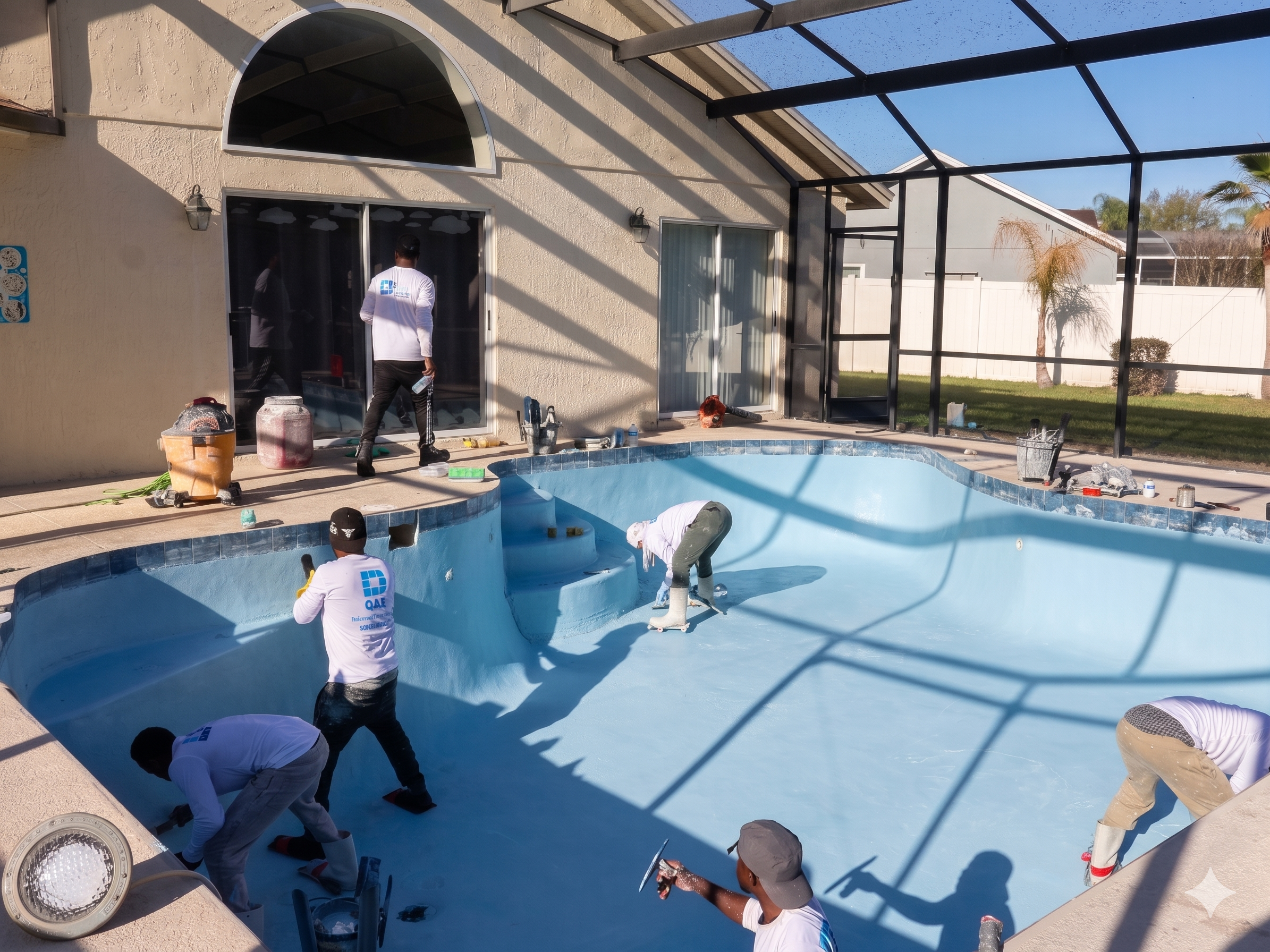 pool construction Central Florida — building custom inground pool
